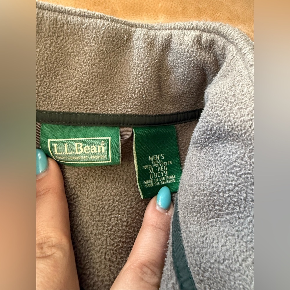 LL Bean Vintage Mens 3 In 1 Jacket Green Jacket Nylon And Polyester Size XL - Picture 2 of 9